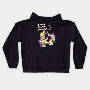 They/them/theirs Dragon Kids Hoodie